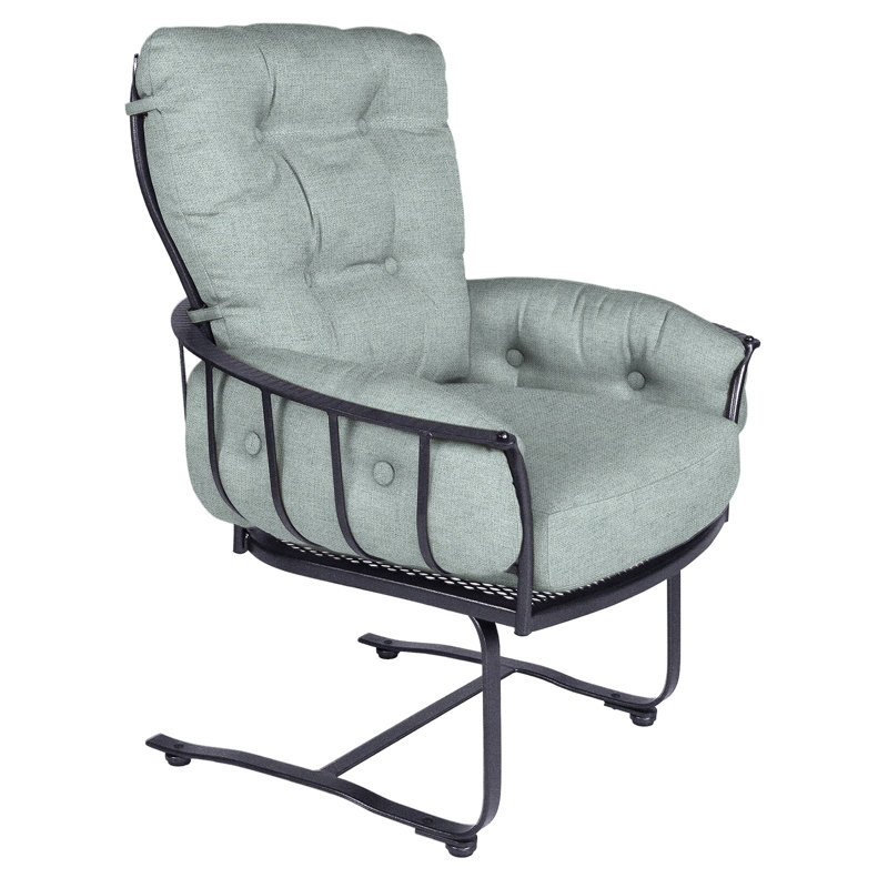 Monterra Outdoor Lounge Chair, Graphite, Adena Shale