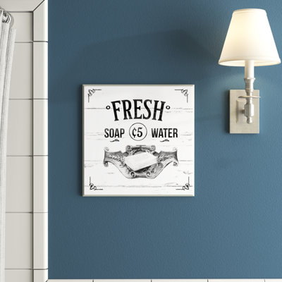 " Fresh Soap Bathroom Rustic Gray "