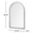 Waltham Solid Wood Arch Mirror-43100373