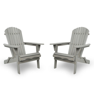 Wood Lounge Patio Chair For Garden Outdoor Wooden Folding Embossed Adirondack Chair Set Of 2 Solid Cedar Wood Lounge Patio Chair With Wood Grain