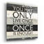 Art mural en verre Zephyr Quote 1 'par Mike Schick-1402341556