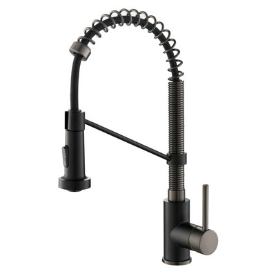 KRAUS Bolden Commercial Style 2-Function Single Handle Pull Down Kitchen Faucet
