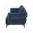 2-piece Chenille Upholstered Sofa Set Blue