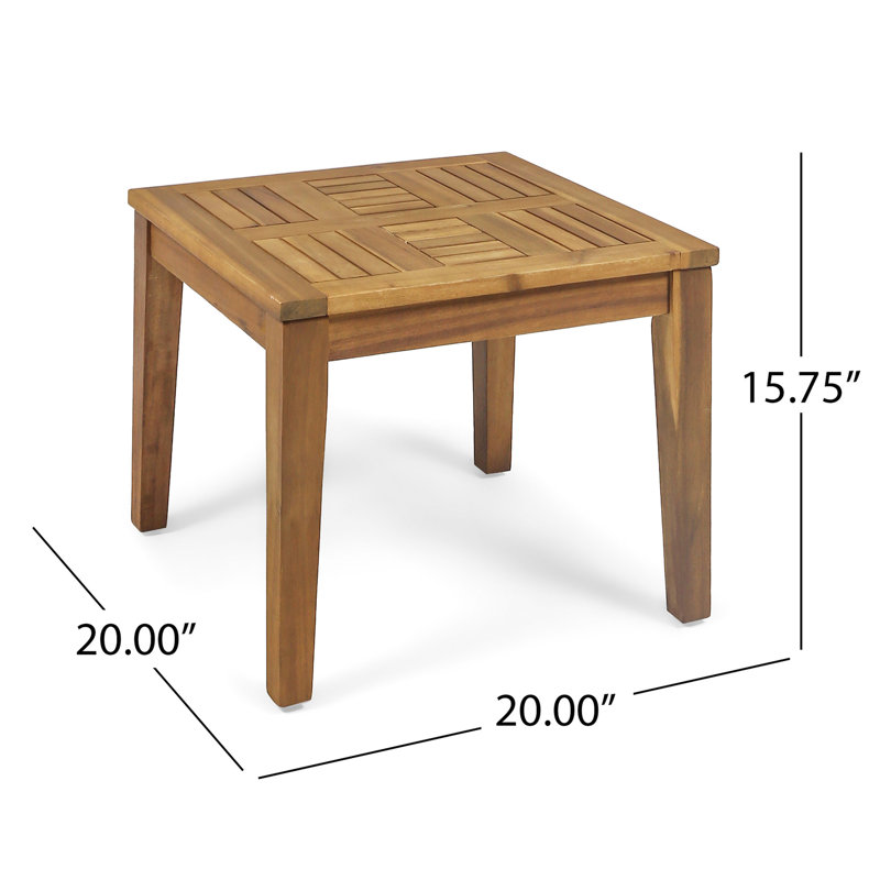 Table d'appoint en bois Transitional