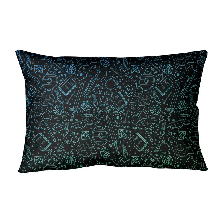 ArtVerse Katelyn Elizabeth Solid Colour Reversible Throw Pillow ...