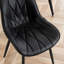 Chaise d'appoint rembourrée en similicuir Chardee-1647928894