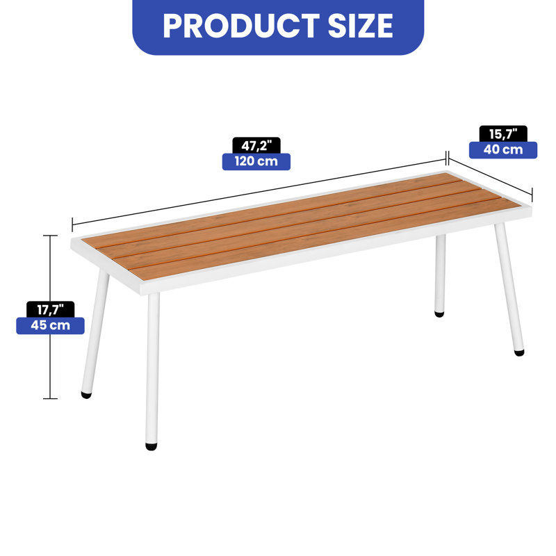 Banc d'extérieur en bois Haaris