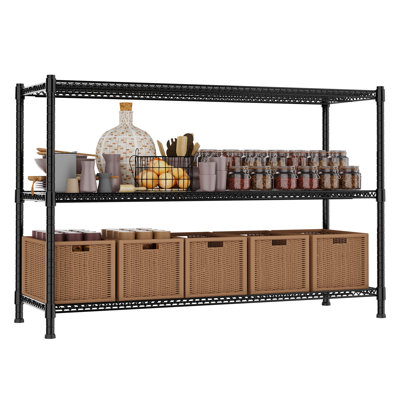 Tablettes de rangement réglables robustes, l 59,6 po x P 24 po
