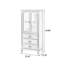 Vitrines en bois massif