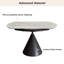 Table de salle à manger extensible avec plateau en pierre frittée-1847203672