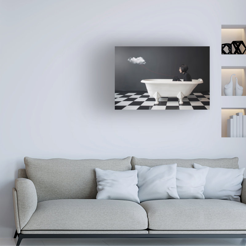 Art sur toile Hardibudi, H 12 po x l 19 po