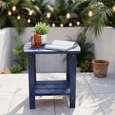 Table d'appoint en bois massif Classic