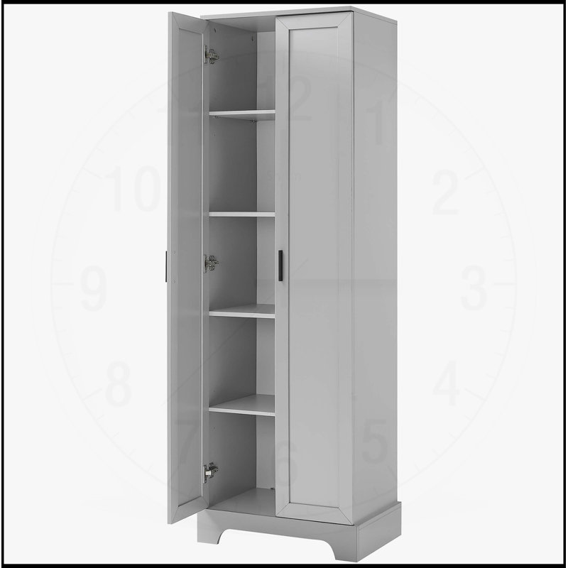 Armoire de rangement polyvalente à deux portes pour différentes pièces, rehaussant l'organisation et le style.