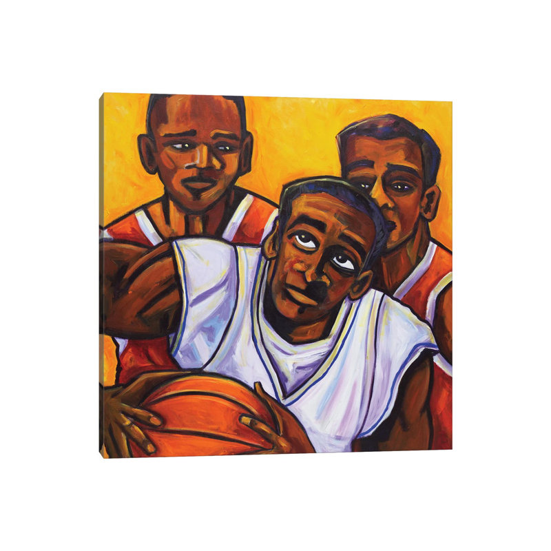 Hoops by Ilene Richard - Gallery-Wrapped Canvas Giclée on Canvas, No Frame, 30.48 cm H x 30.48 cm W