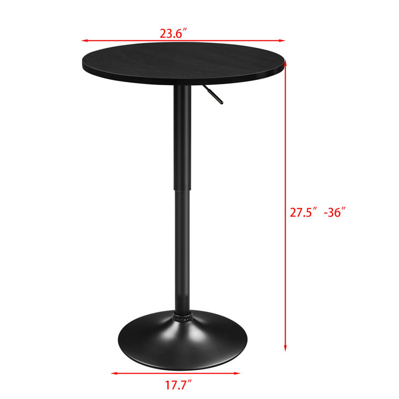 Adjustable Height and 360° Swivel Bar Tables