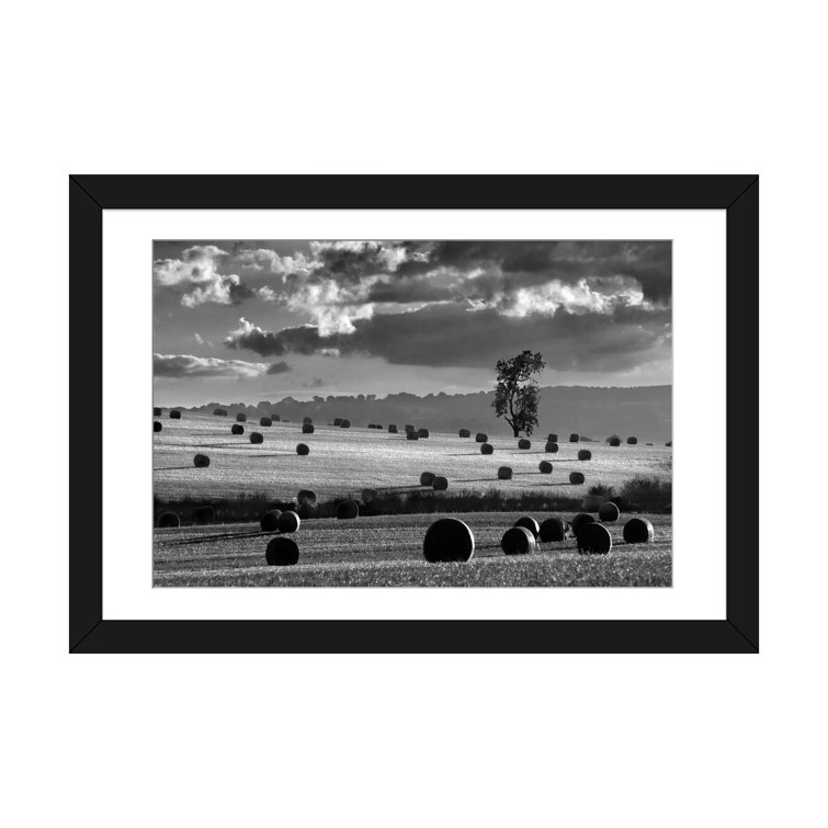 Bless International 'rolls Of Hay' Photographic Print On Canvas 