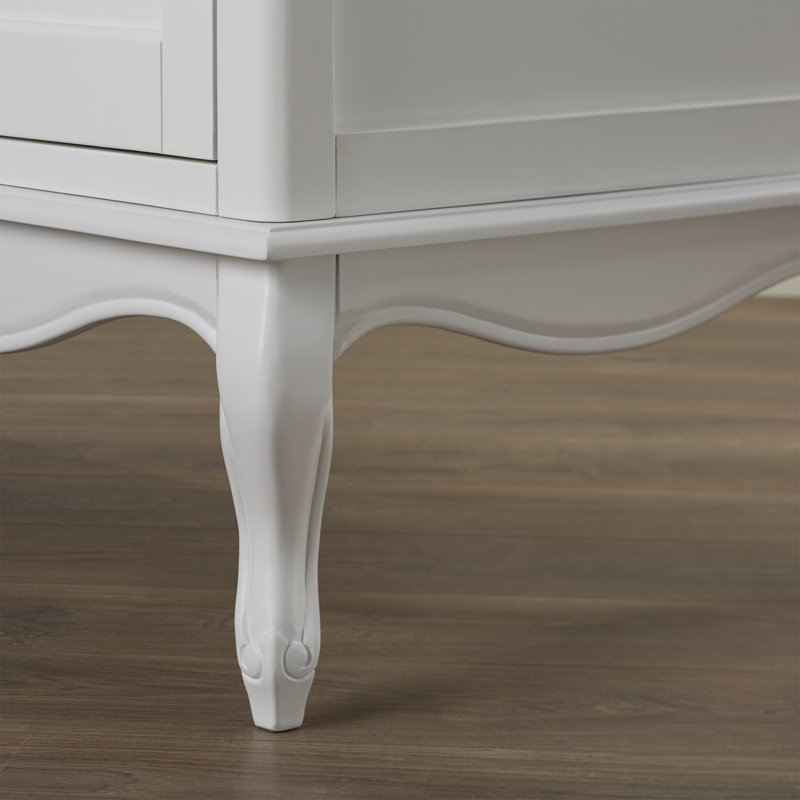 Lemaire 2 Door Wardrobe, Antique White