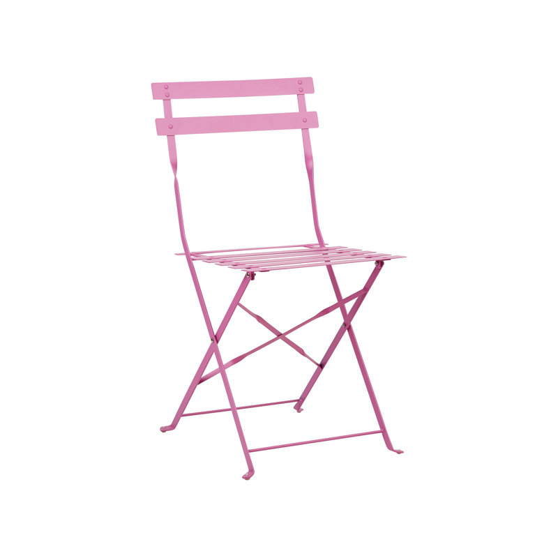 Bistro Set Metal Green Dark Green Riverlynn, Pink