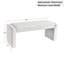 Banc rembourré 48 po