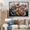 «Malisia Colorful surreal symphony II», reproduction sur toile