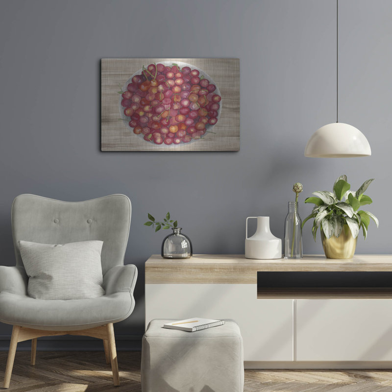  «Bowls Of Fruit 4» par Alicia Ludwig, art mural en métal, 24 po x 16 po, H 16 po x l 24 po