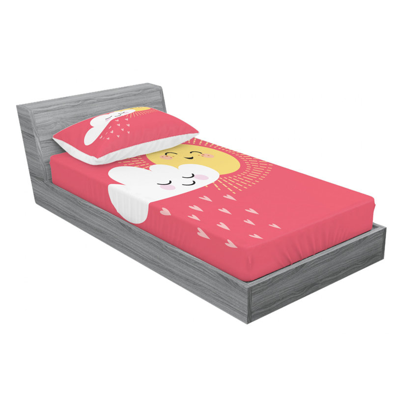 Microfiber Sheet Set, Twin XL Sheet Set with Fitted Sheet