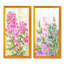 Fleurs de lilas mauves - ensemble de 2 peintures sur toile-934746174-934746306