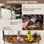 Iron Wine Bottle & Glass Rack-819031039