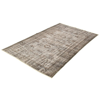 Deqa One-of-a-Kind 5'11" X 9'6" 1980s Wool Area Rug in Gray