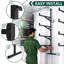 Supports de rayonnage pour contenants d'expédition robustes, supports de rangement réglables à 3 niveaux pour remorques et contenants - paquet de 4-534275232