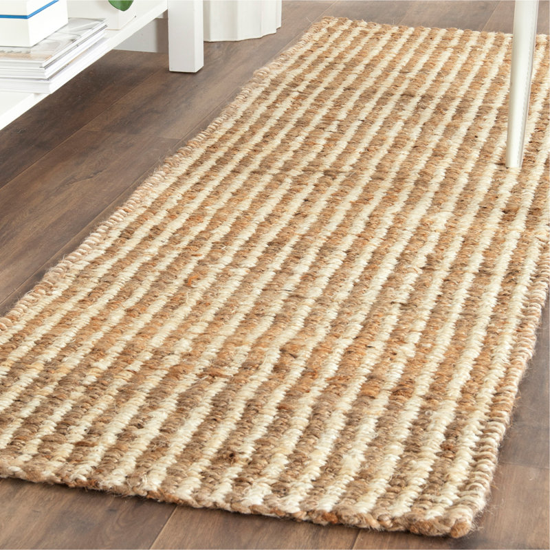 Auckland Handwoven Ivory Area Rug, Runner 2'3" x 13'