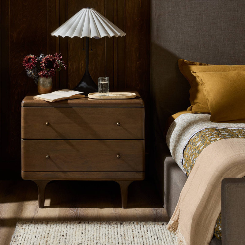Eldrin Nightstand-Warm Brown Mango