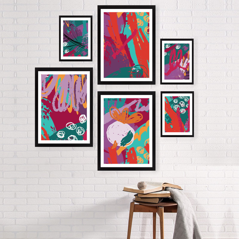 Anonymous - 6 Piece Single Picture Frame Painting on Wood