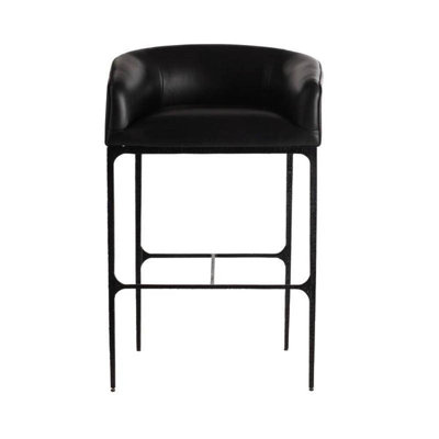 Osbourne Upholstered Stool with Metal Frame
