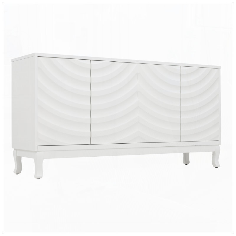 Buffet moderne pour le salon, Blanc