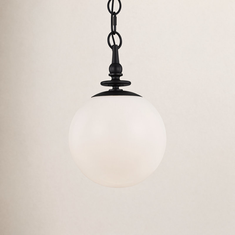 Capri 1 - Light Pendant, Aged Iron, 17.375" H x 11" W x 11" D