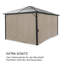 Blumfeldt Polyester Side Wall for Gazebo-119568624-119568625