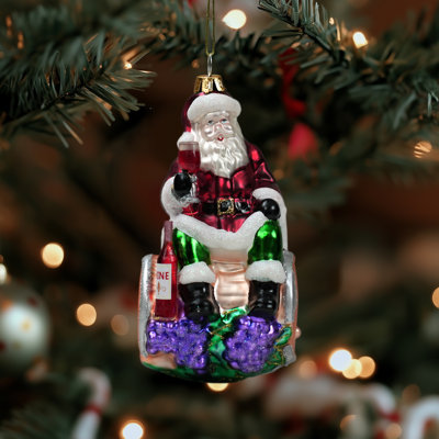 Hanging Santa Figurine Christmas Ornaments