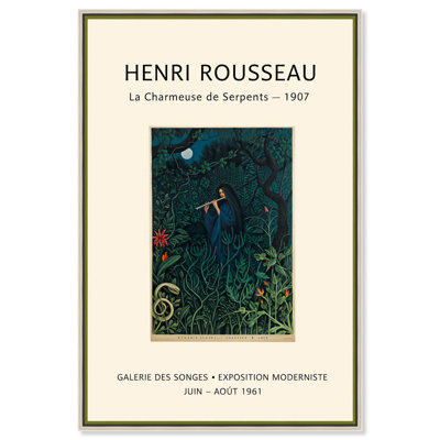 Rousseau's Jungle Dream Canvas Vintage Art Poster by Art Remedy