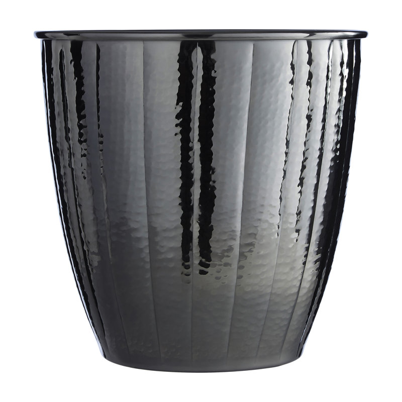 Steel Open Waste Bin - 7.1L, Black Nickel