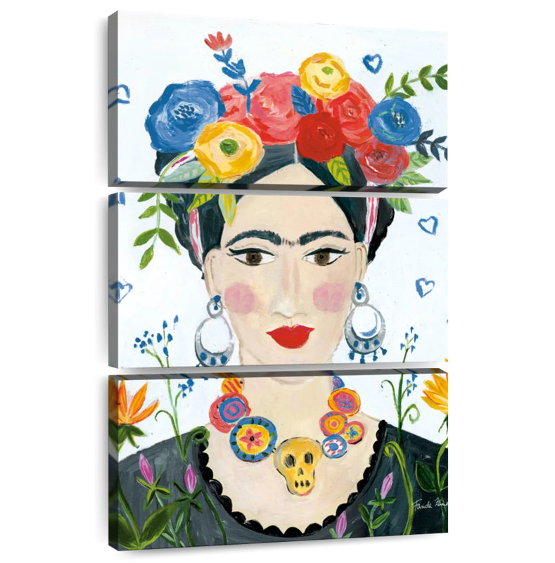 Leisha Homage To Frida II Bright, 74" H x 48" W