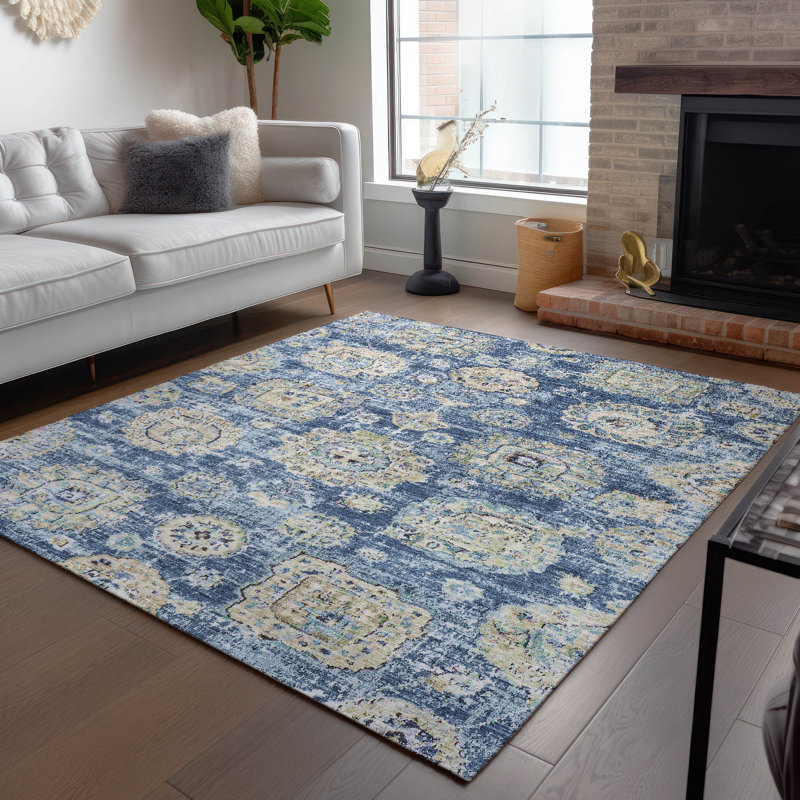 Blaire Floral Indoor / Outdoor Rug, Rectangle 8' x 10'