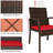 Reeltown 6 - Person Acacia Wicker Patio Dining Set with Rectangular Table , Cushions Included-1586499234