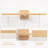 24'' Dimmable Gold LED Vanity Light
