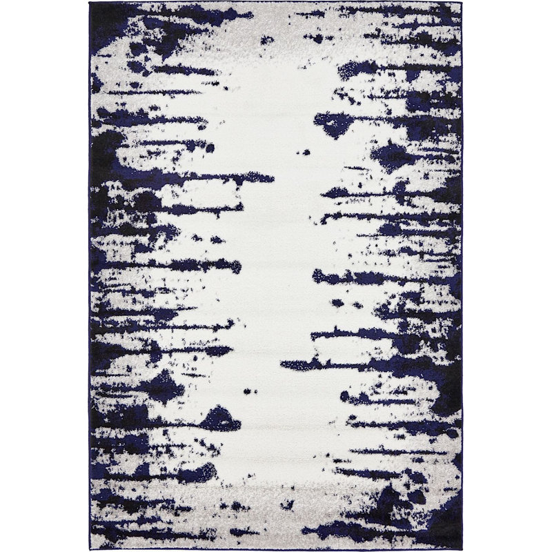 Newberry Abstract Indoor Rug, Rectangle 4' x 6'