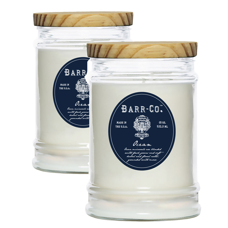 Barr-Co. Ocean Scented Tumbler Candle Set