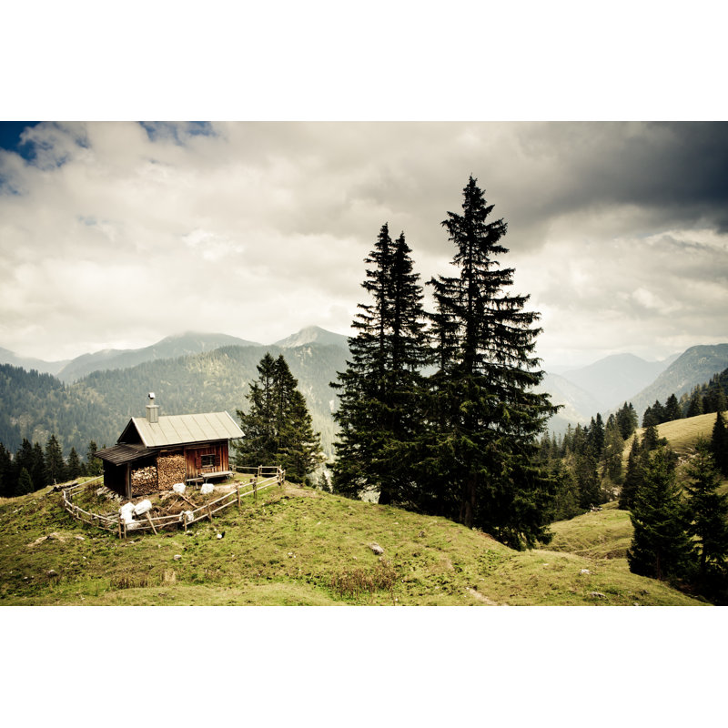Ammergauer Alps by Wingmar - No Frame Print on Canvas, 61cm H x 91cm W