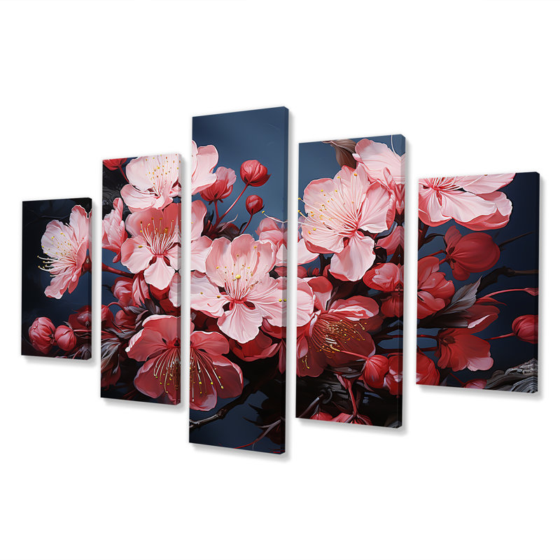 Cerisier rose en fleurs II