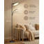 69.3cm LED Tray Table Floor Lamp