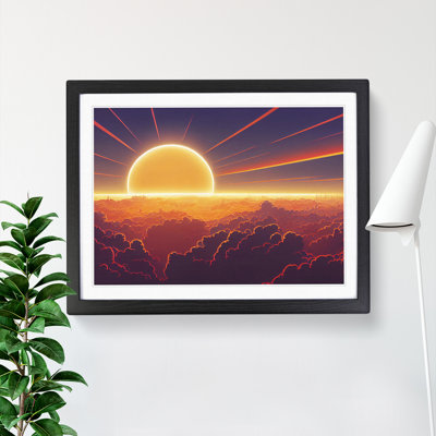 Dazzling Sunset - Single Picture Frame Print